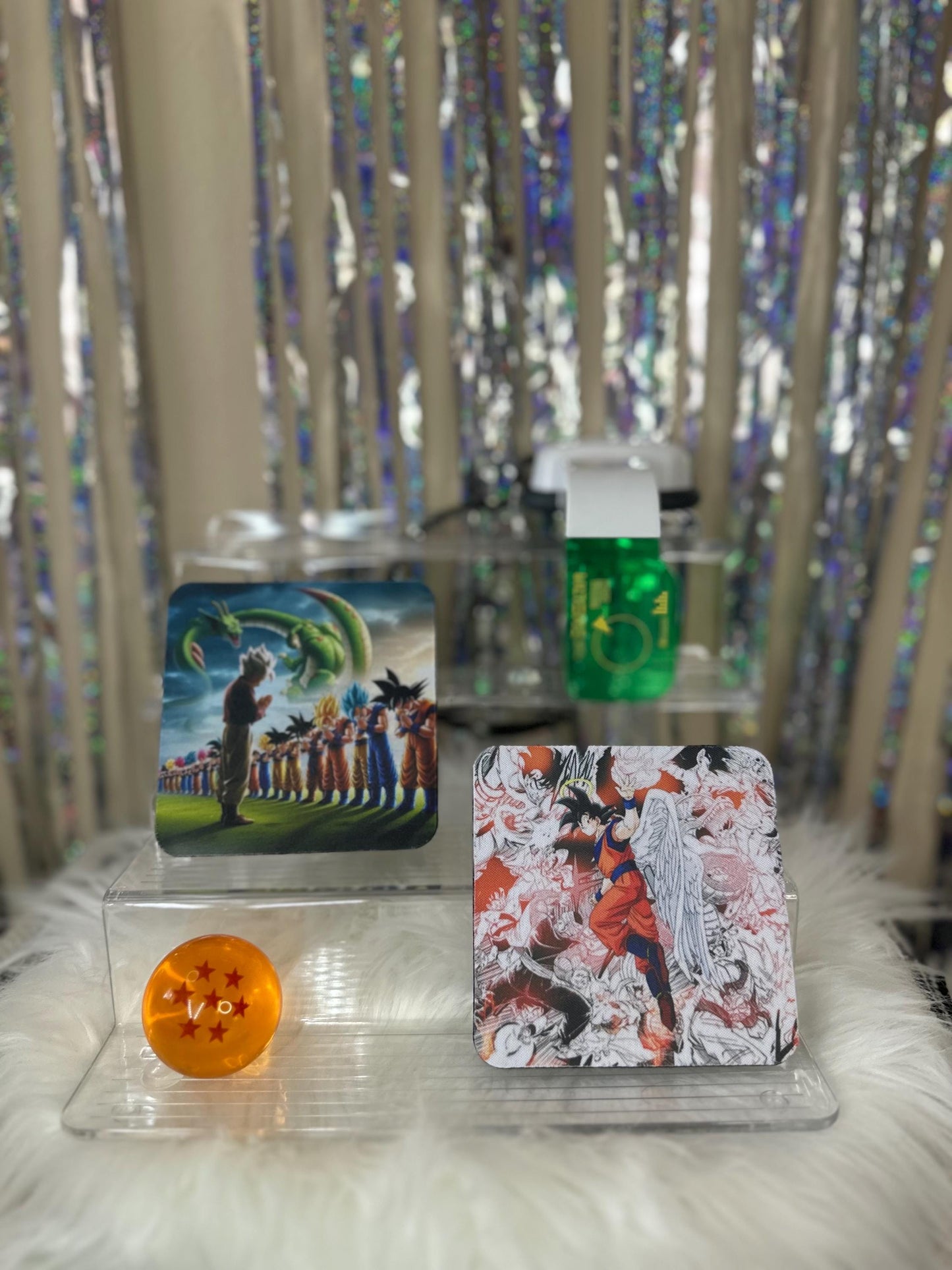 Dragon Ball Z Neoprene Square Car - Goku & Kame Symbol Anime dragon ball z homage Akira