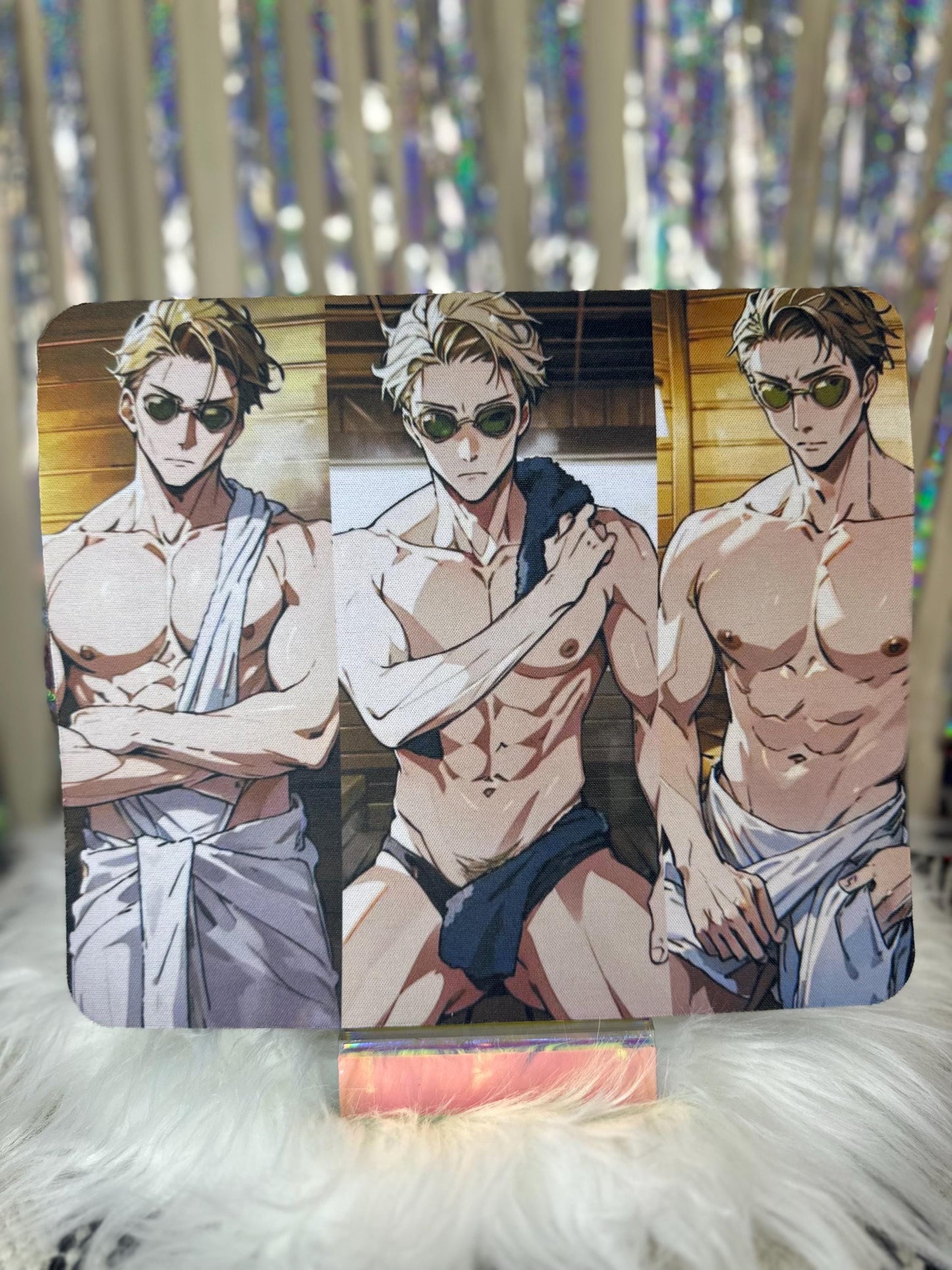 Jujutsu Kaisen Shirtless Nanami, Yuji & Gojo Mousepad - Anime Desk Mat, JJK Fan Gift
