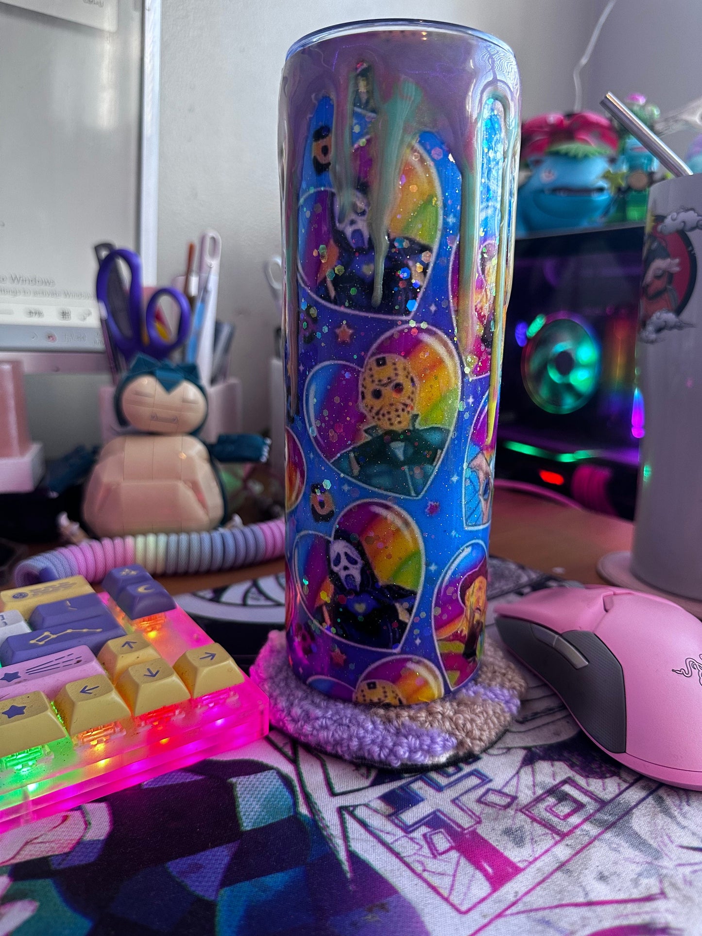 Custom Order- Anime-Inspired 20oz Insulated Tumbler & 16oz Glass Can - Sublimated Jujutsu Kaisen, Naruto, DBZ Gift