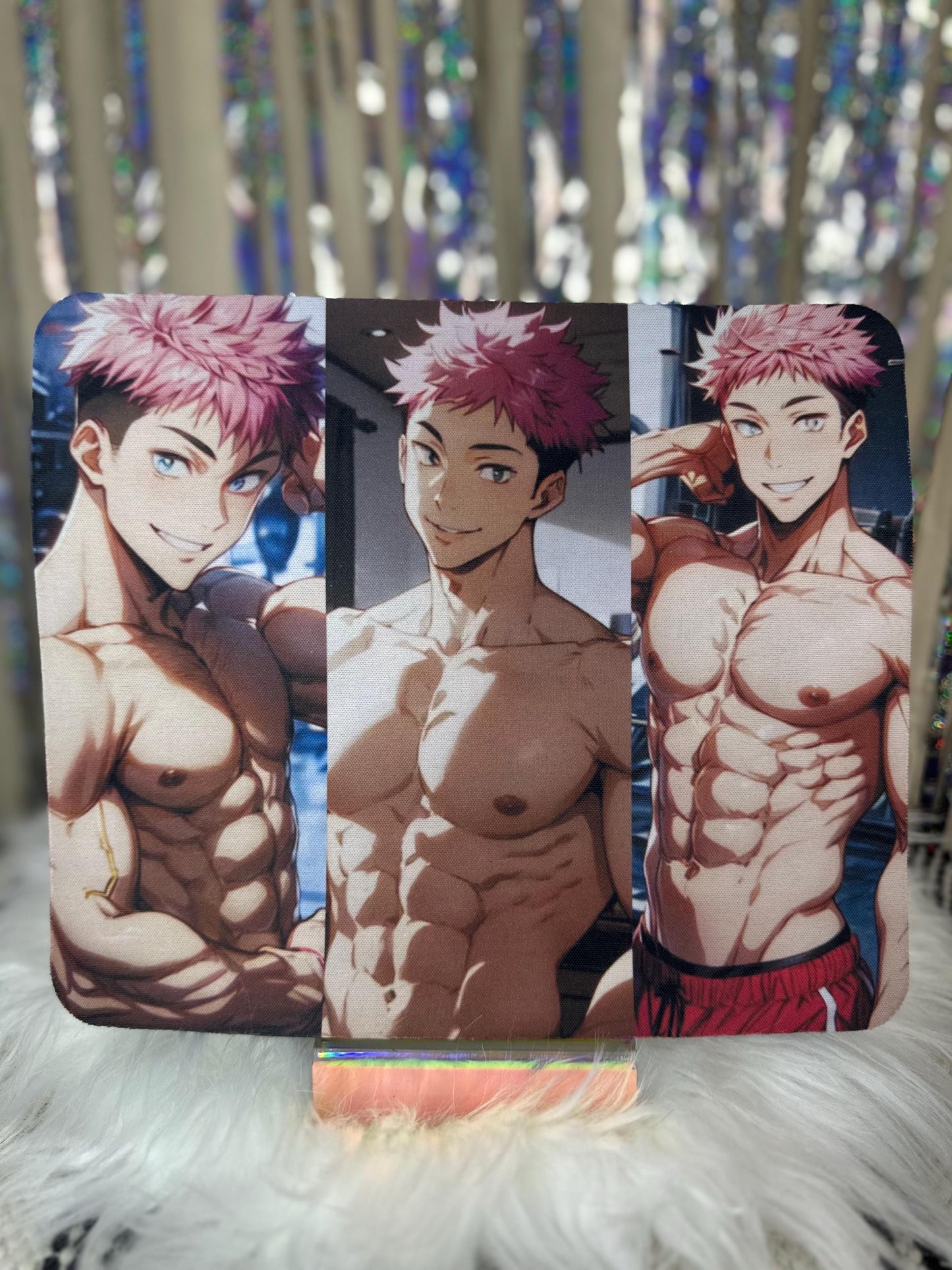 Jujutsu Kaisen Shirtless Nanami, Yuji & Gojo Mousepad - Anime Desk Mat, JJK Fan Gift