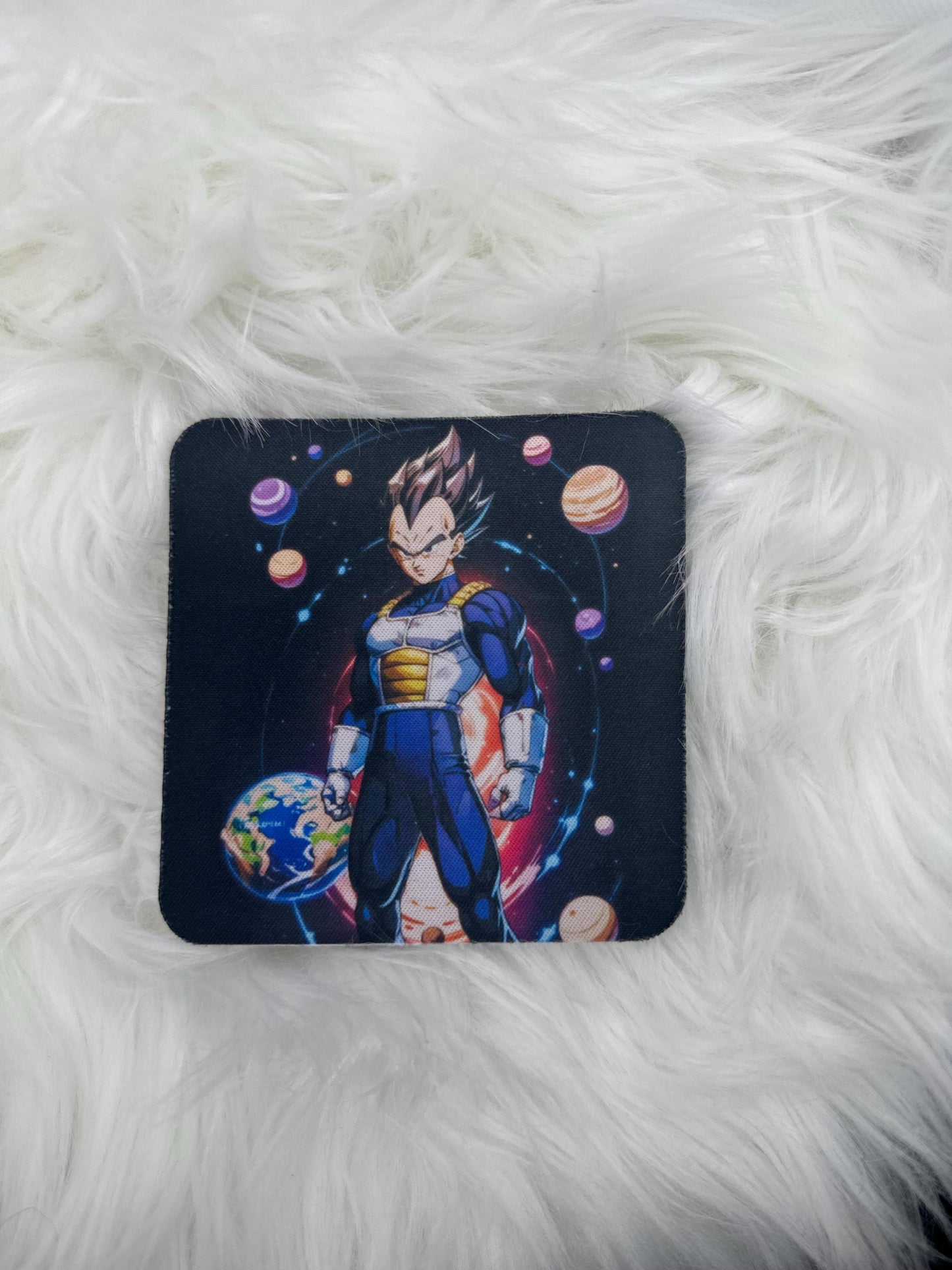 Dragon Ball Z Neoprene Square Car - Goku & Kame Symbol Anime dragon ball z homage Akira