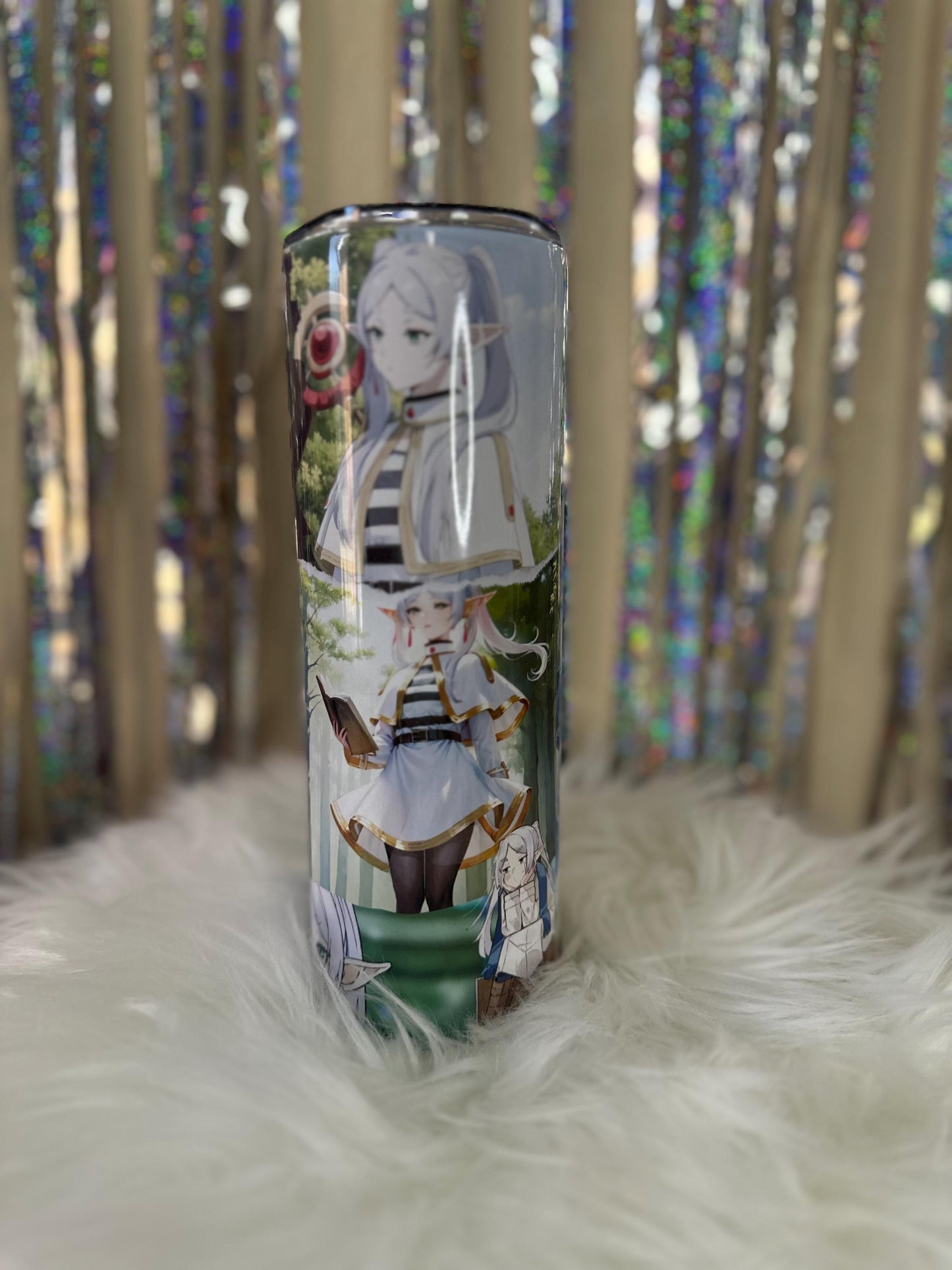 20oz Insulated Tumbler Anime Inspired Frieren  - Anime Travel Cup, Otaku Gift, DungeonsandDragons, D&D, Wizard, Mage, High elf