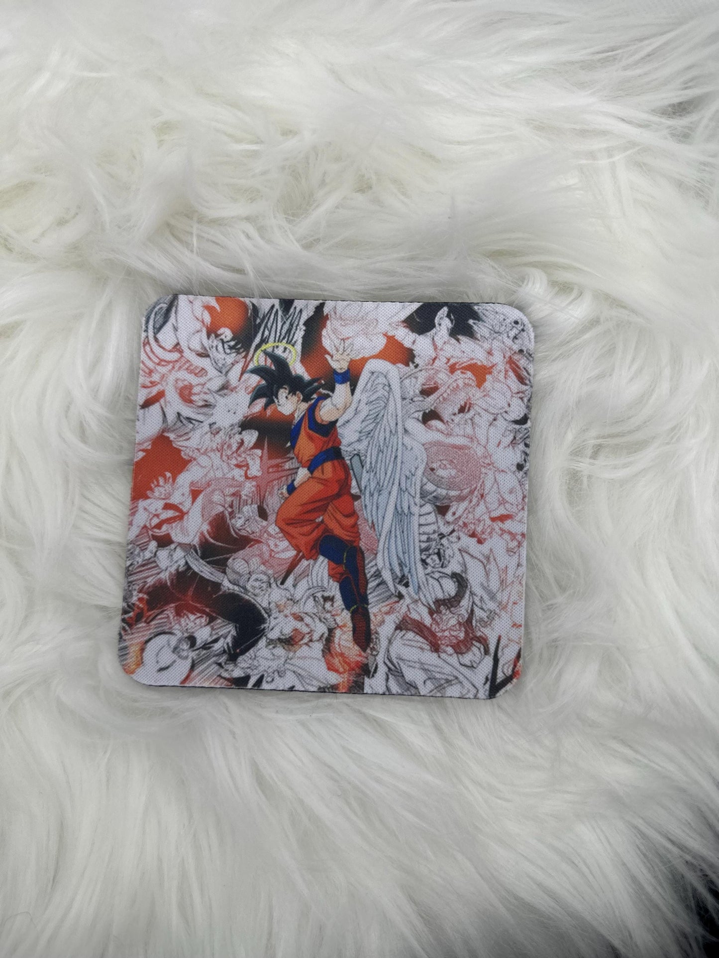 Dragon Ball Z Neoprene Square Car - Goku & Kame Symbol Anime dragon ball z homage Akira