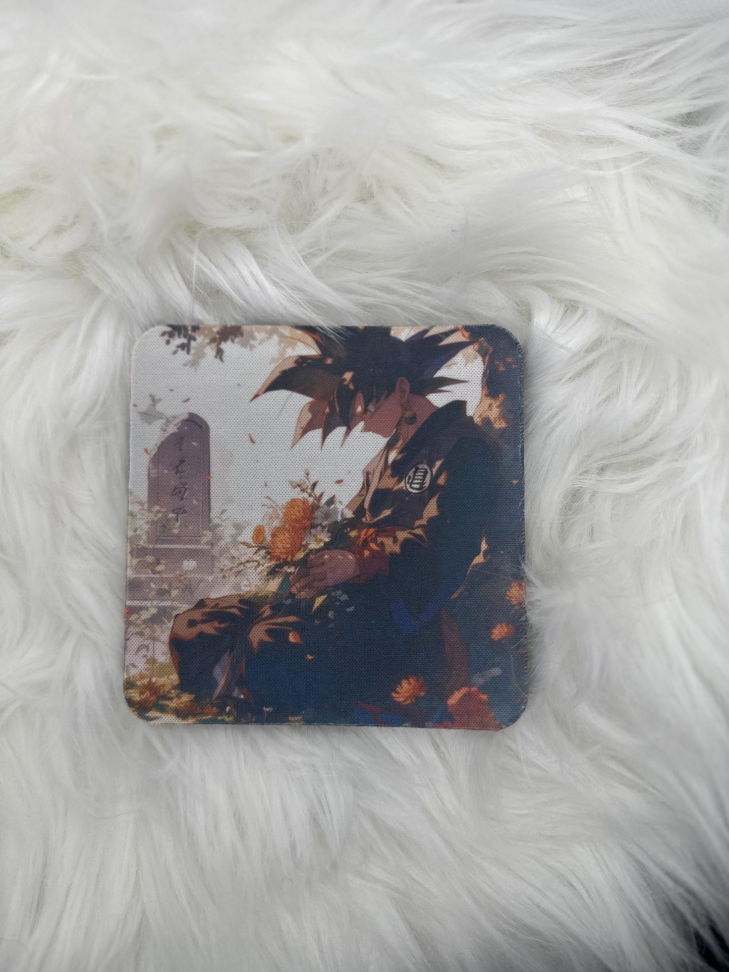 Dragon Ball Z Neoprene Square Car - Goku & Kame Symbol Anime dragon ball z homage Akira