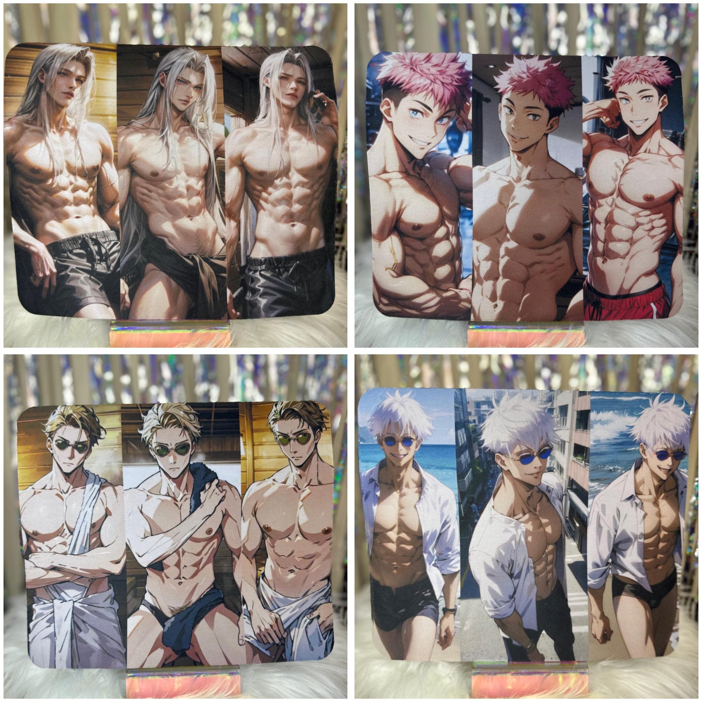 Jujutsu Kaisen Shirtless Nanami, Yuji & Gojo Mousepad - Anime Desk Mat, JJK Fan Gift