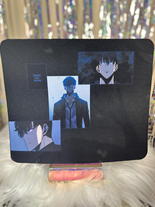 Solo Leveling Anime Mouse Pad - Sung Jin-Woo Desk Mat, Gaming Mousepad, Non-Slip Computer Accessory