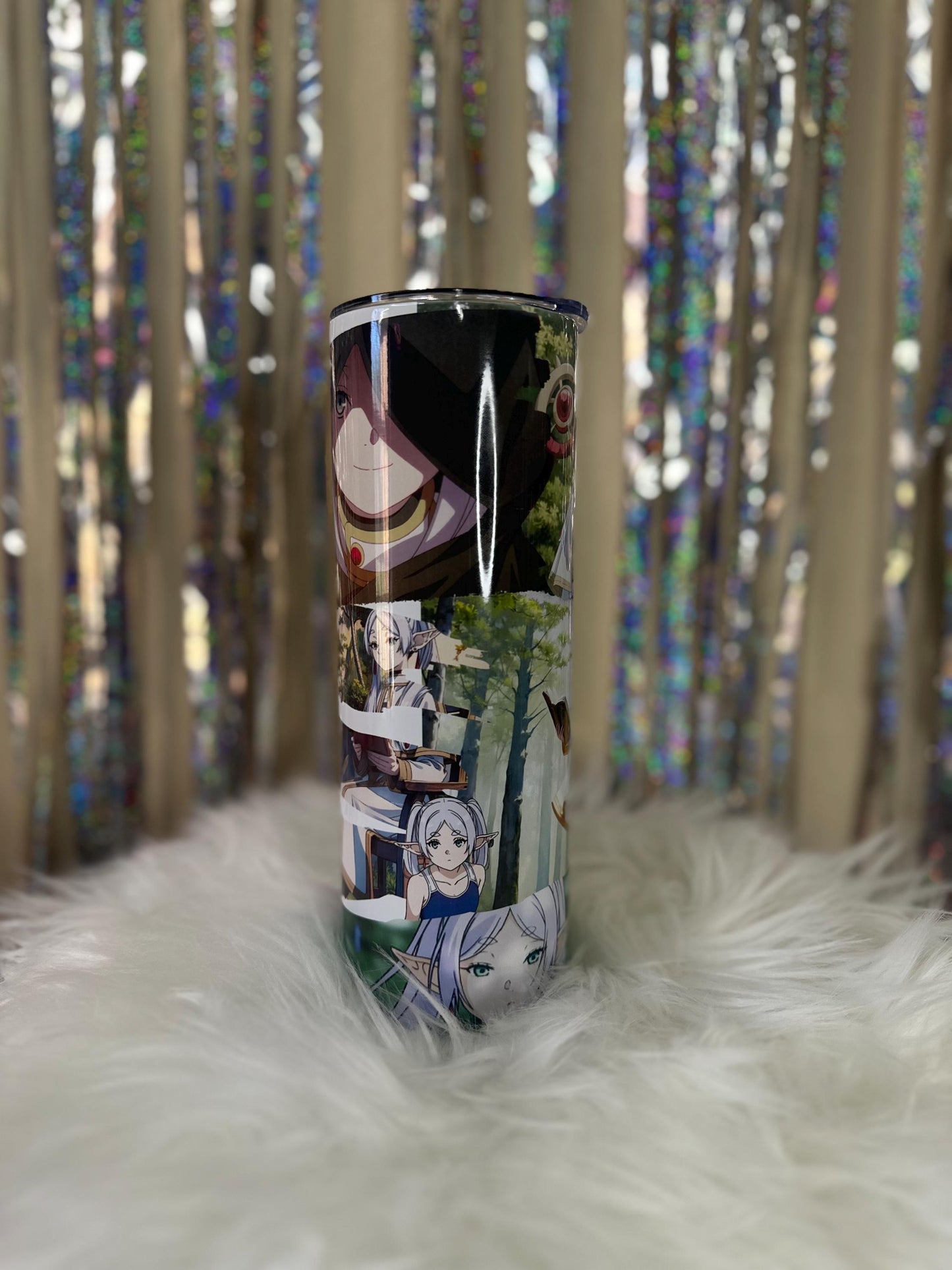 20oz Insulated Tumbler Anime Inspired Frieren  - Anime Travel Cup, Otaku Gift, DungeonsandDragons, D&D, Wizard, Mage, High elf