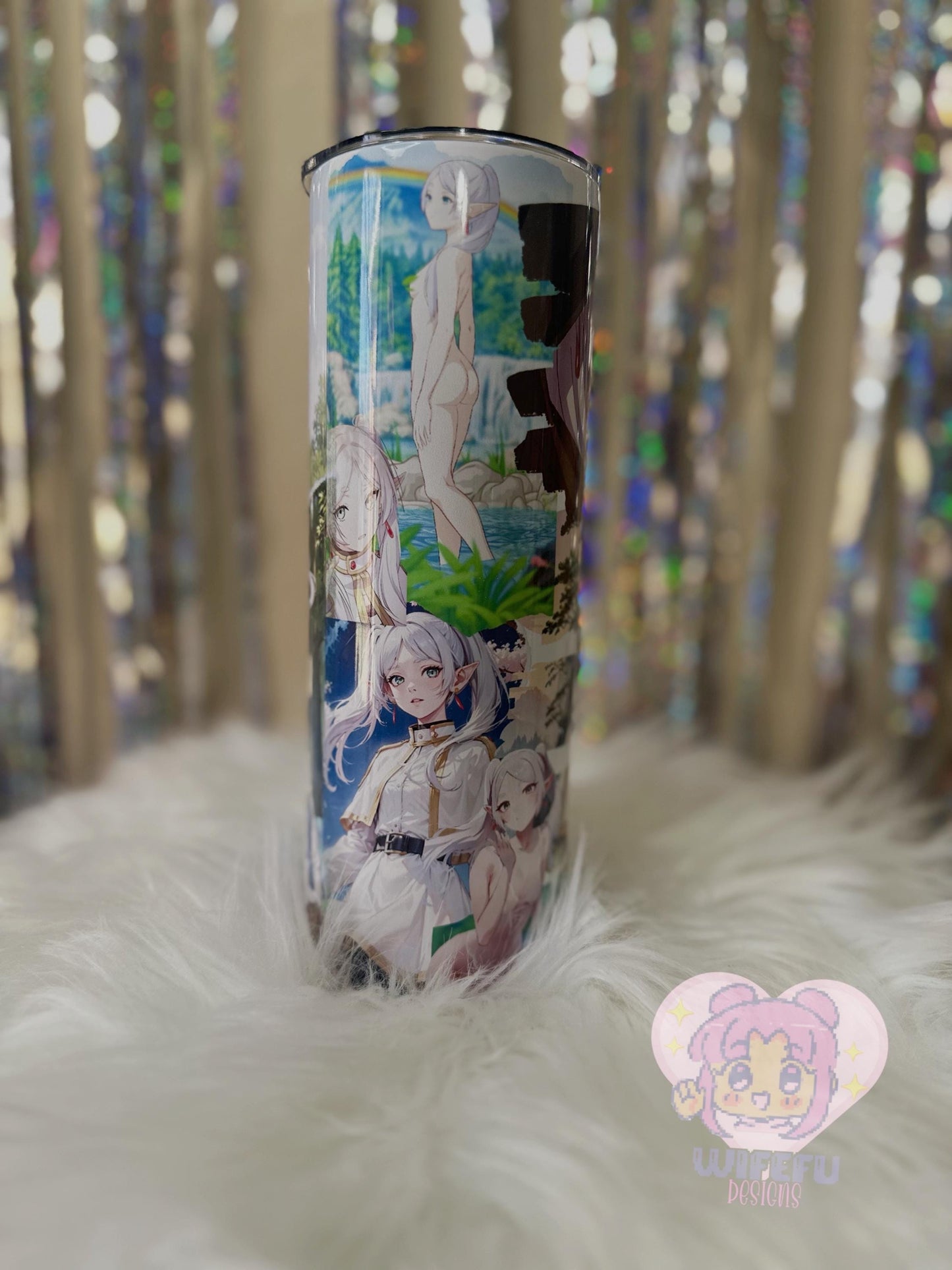 20oz Insulated Tumbler Anime Inspired Frieren  - Anime Travel Cup, Otaku Gift, DungeonsandDragons, D&D, Wizard, Mage, High elf