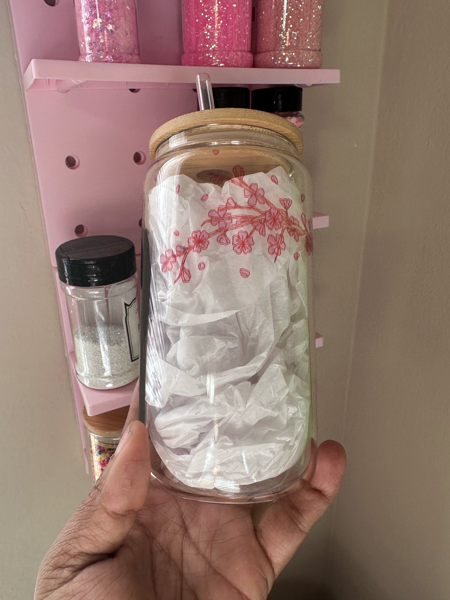 16oz Glass Can My Happy Marriage Lord Kudo and Miyo Saimori Anime Glass Can 16oz anime cup