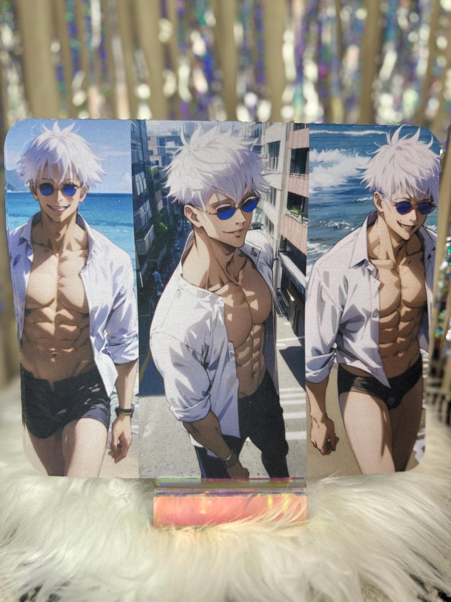 Jujutsu Kaisen Shirtless Nanami, Yuji & Gojo Mousepad - Anime Desk Mat, JJK Fan Gift