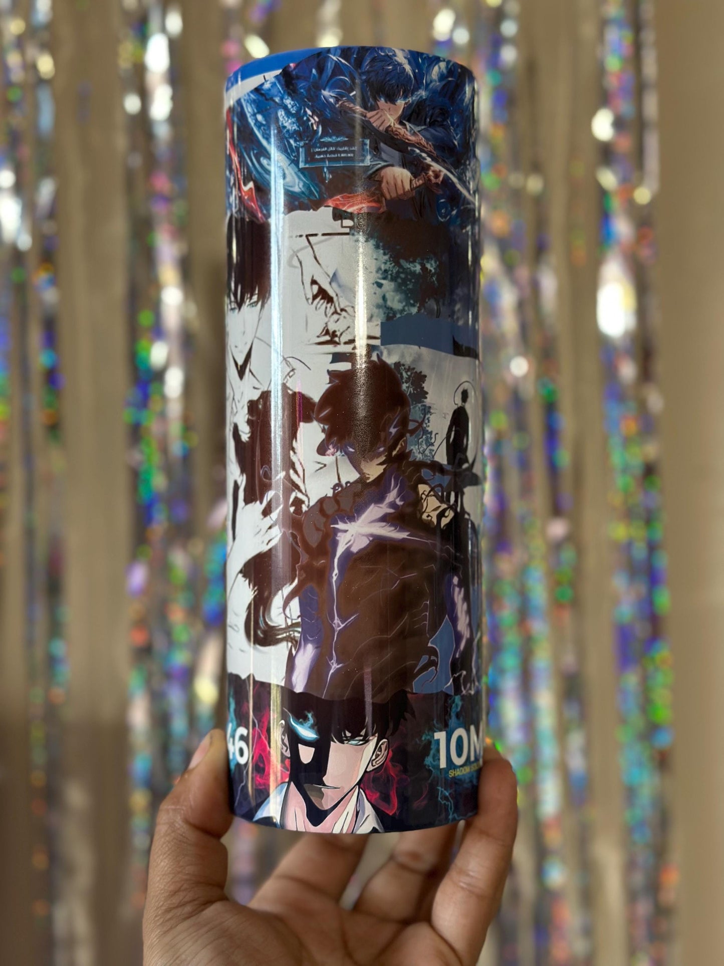 20oz Tumbler anime inspired Solo Leveling  - Sung Jinwoo Anime Cup, Otaku Gift, Shadow Master, lord of the shadows