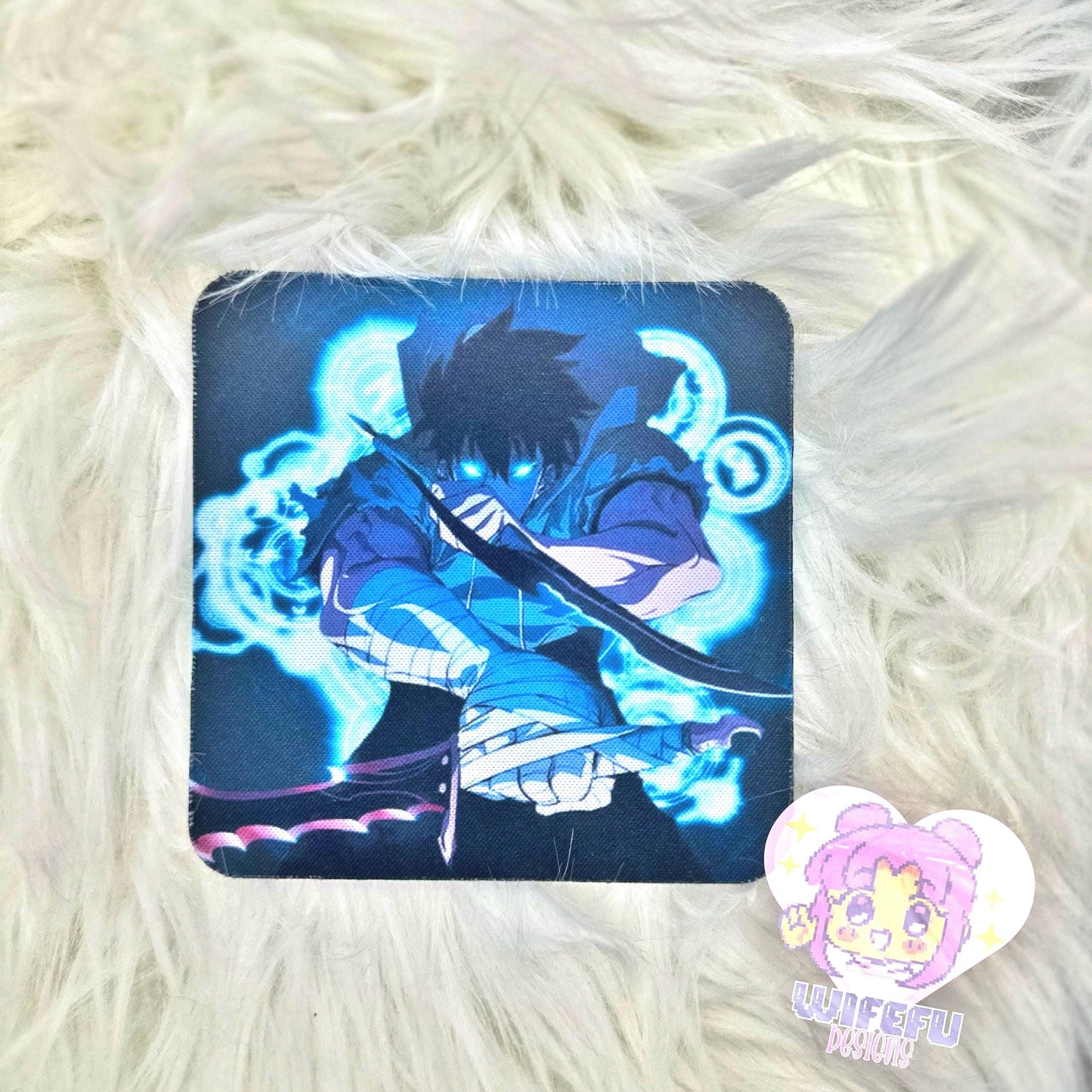 Coaster & Car Coaster Solo Leveling  - Sung Jinwoo Gift Set, Shadowlord, Shadowmaster