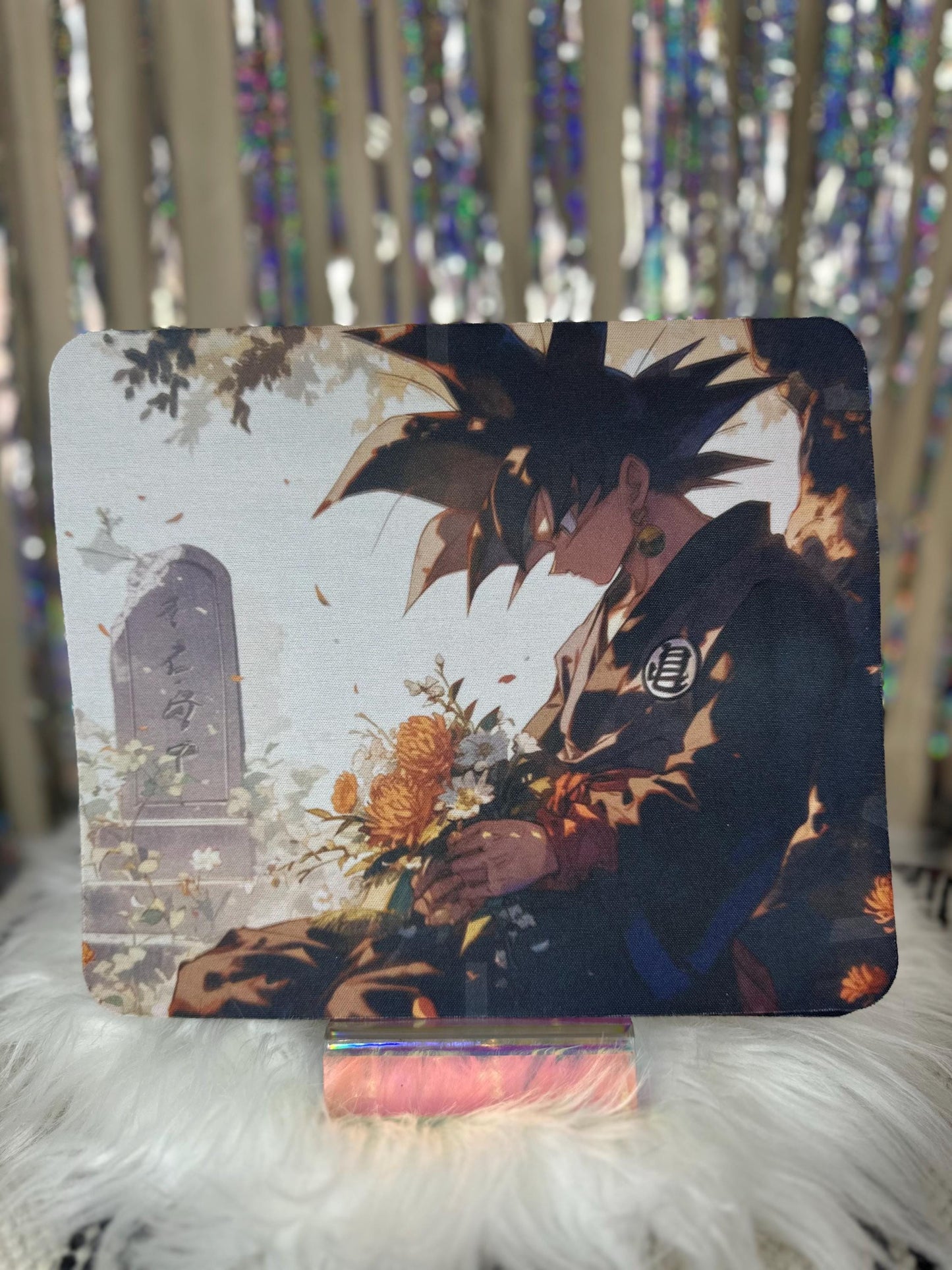 Goku Honoring Toriyama Memorial Mouse Pad - Dragon Ball Z Anime Desk Accessory